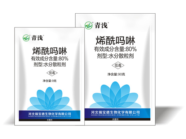 青浅— 80%烯酰吗啉 水分散粒剂